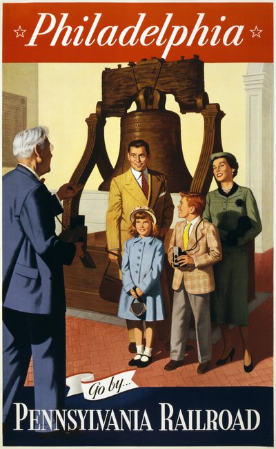 Liberty Bell rejseplakat af American School