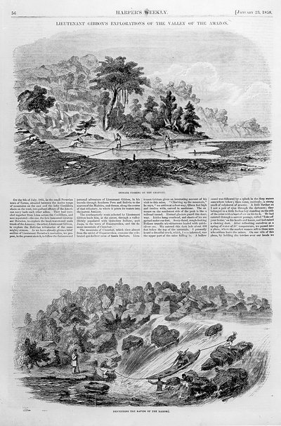 Løjtnant Gibbons Explorations of the Valley of the Amazon, fra 