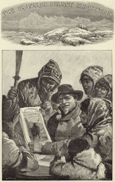 Løjtnant Schwatka viser esquimaux the Illustrated London News af American School