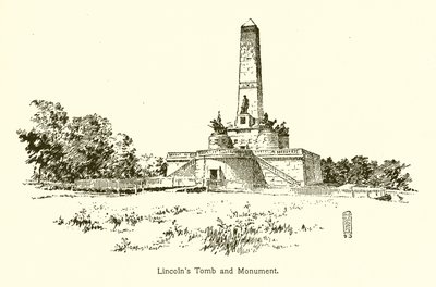 Lincolns grav og monument af American School