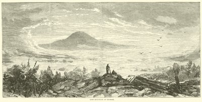 Lost Mountain ved solopgang, juni 1864 af American School