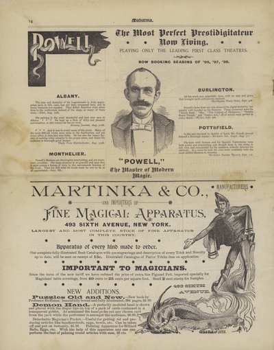 Magiske reklamer (litho) af American School