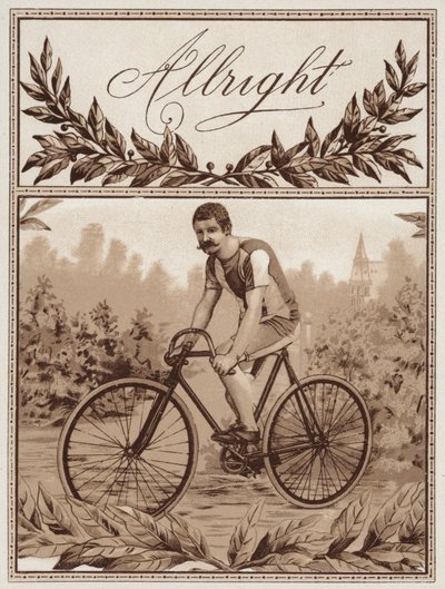 Man cykler af American School