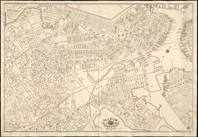 Kort over Boston: 1. december af American School