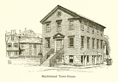 Marblehead Town-House (gravering) af American School