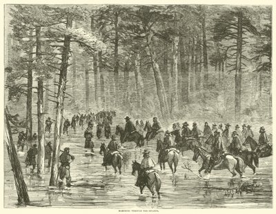 Marching gennem sumpene, januar 1865 af American School