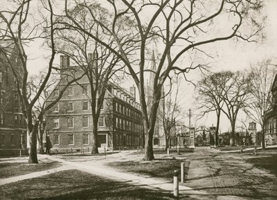 Massachusetts Hall, Harvard University, Cambridge (fotogravure) af American School