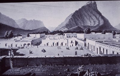 Mexicansk-amerikansk krig (1846-48), Monterrey, taget til fange af Gen Zachary Taylor af American School