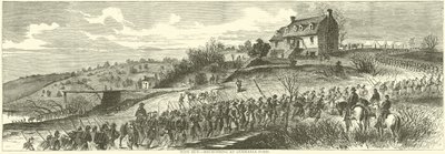 Mine Run, genkrydsning ved Germania Ford, november 1863 af American School