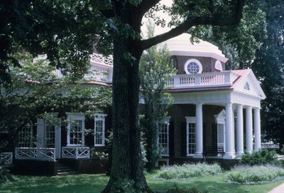 Monticello, designet af Thomas Jefferson af American School