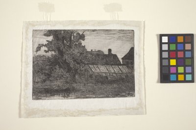 München (ætsning og akvatinte) af American School