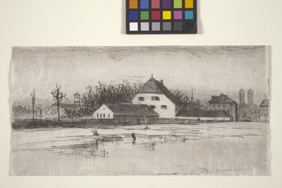 München fra Marsfeld (radering) af American School