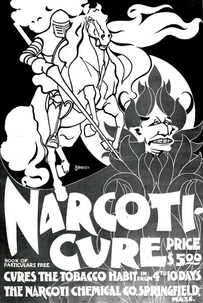 Narcotui-Cure, designet af William H. Bradley, 1895 af American School