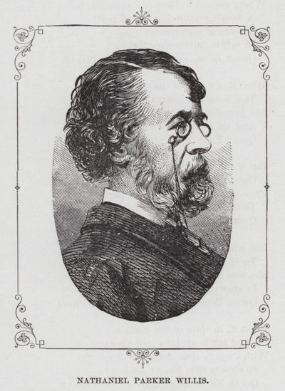 Nathaniel Parker Willis (gravering) af American School