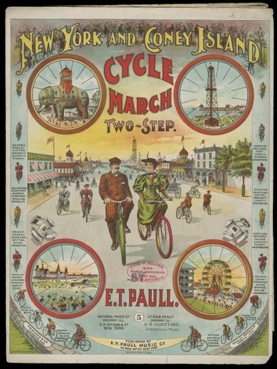 New York og Coney Island Cycle March af American School