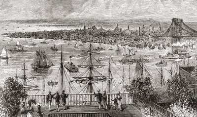 New York i det 19. århundrede af American School