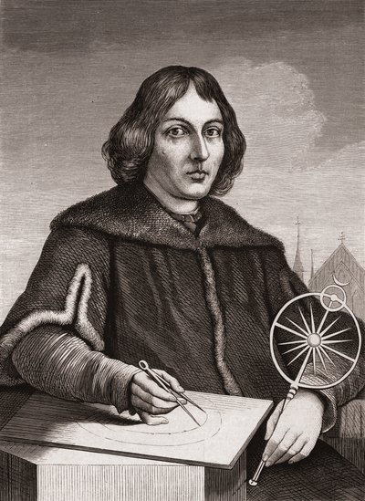 Nicolaus Copernicus, ca. 1850 (gravering) af American School