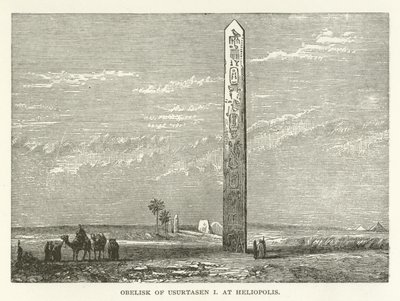 Obelisk af Usurtasen I ved Heliopolis af American School