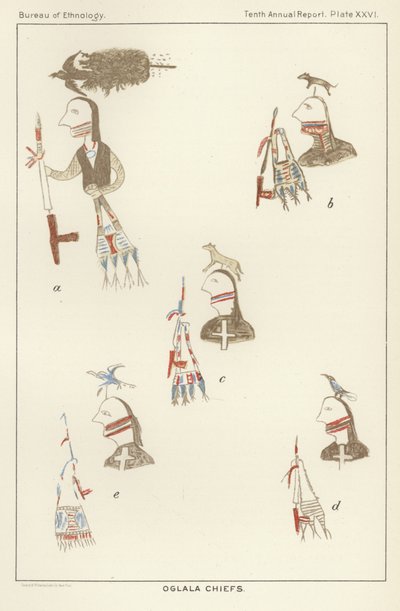 Oglala-høvdinge af American School