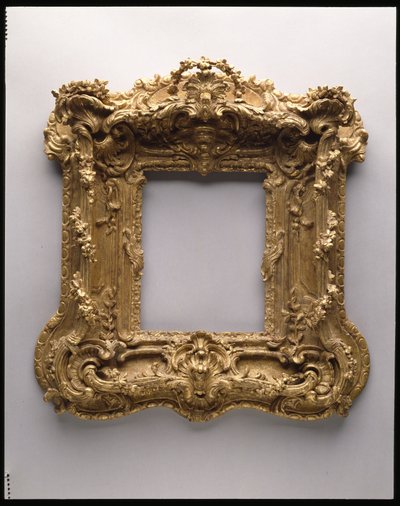 Billedramme, ca. 1740 (eg og forgyldning) af American School