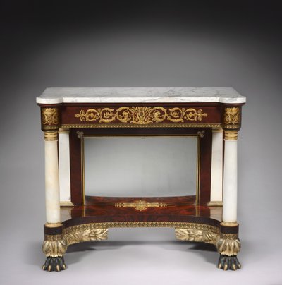 Pier Table, Joseph Meeks og sønner, ca. 1829-1835 af American School