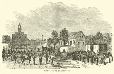 Plyndring i Hagerstown, juli 1864 af American School