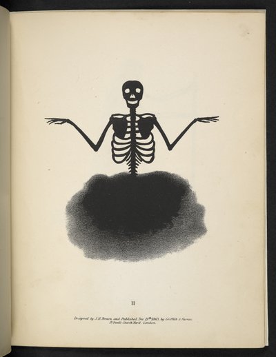Plade 11. En skeletfigur, fra 