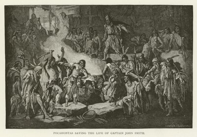 Pocahontas redder kaptajn John Smiths liv af American School