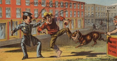 Politimand anholder tyv af American School