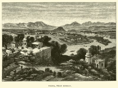 Poona, nær Bombay af American School