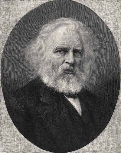 Portræt af Henry Wadsworth Longfellow, fra 