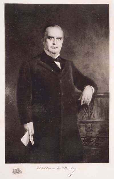 Portræt af William McKinley af American School