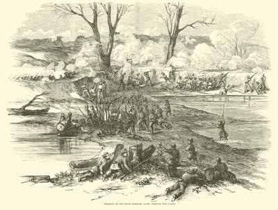 Stillingen af det sjette Missouri efter at have krydset Bayou, december 1862 af American School