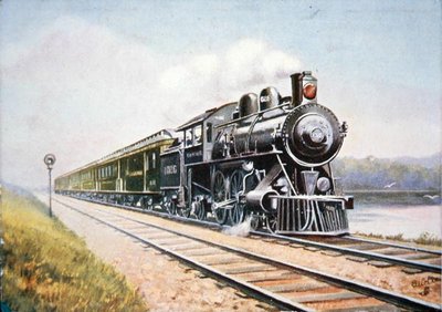 Postkort af Chicago & North Western Railroad