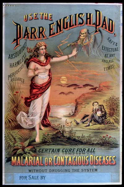 Plakat, der reklamerer for Parr English Pad af American School