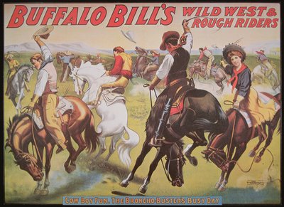 Plakat for Buffalo Bills (1846-1917) Wild West Show af American School