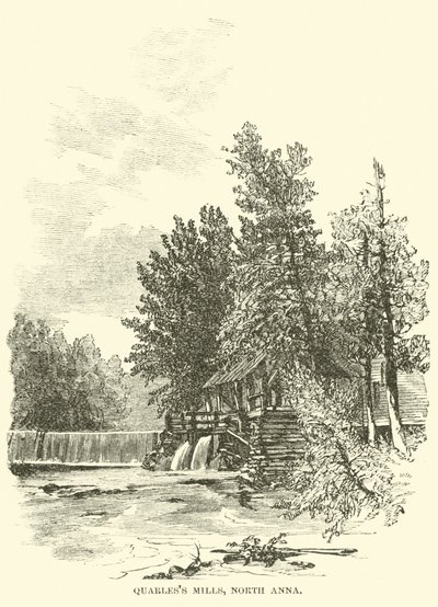 Quarless Mills, North Anna, maj 1864 af American School