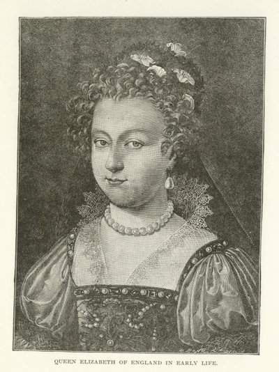 Dronning Elizabeth af England i det tidlige liv af American School