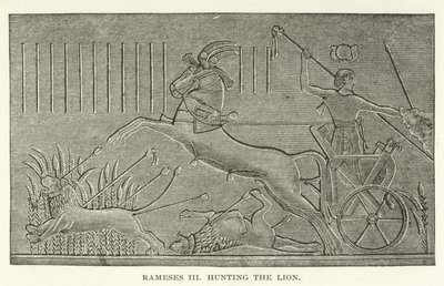 Ramses III jager Løven af American School
