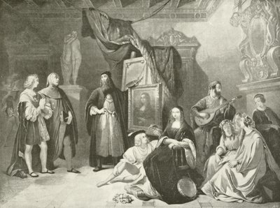 Raphael Introduced to Da Vinci (gravure) af American School