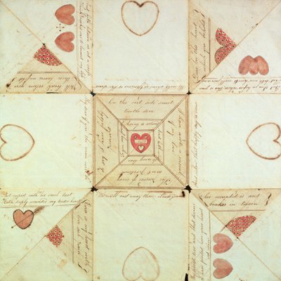 Matters Valentine, c.1760 af American School