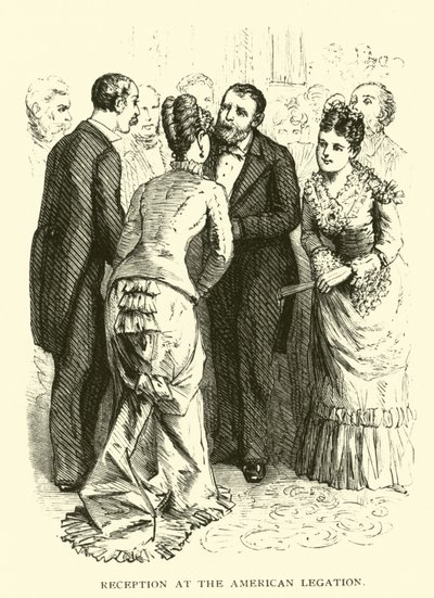 Reception ved den amerikanske legation af American School