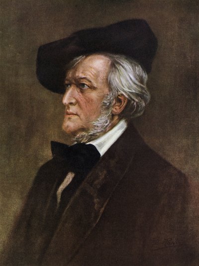 Richard Wagner (litografi) af American School