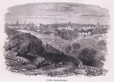 Salem Massachusetts, illustration fra Cassell