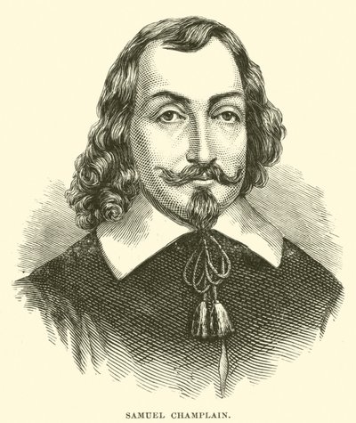 Samuel Champlain (gravering) af American School