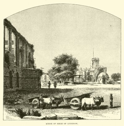Scene af Siege of Lucknow af American School