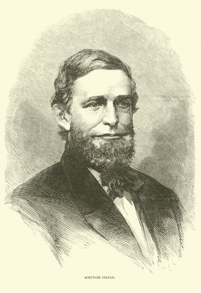 Schuyler Colfax, december 1865 af American School