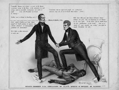 Senate Chamber U.S. : conclusion of Clay