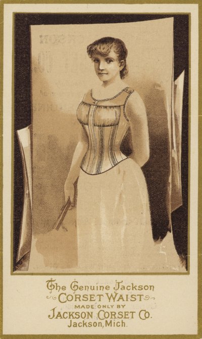 Sepia fotografi af dame iført korset af American School