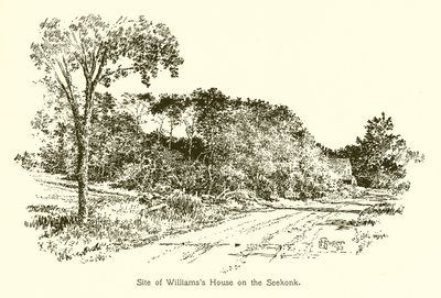 Stedet for Williamss House på Seekonk af American School